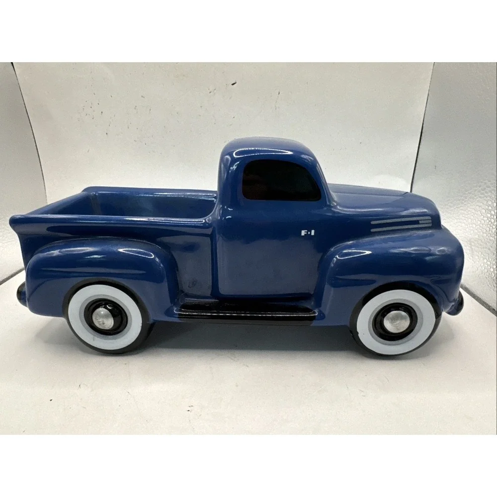 Teleflora Gifts Ford F1 Truck Planter Blue
